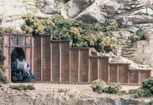 Woodland Scenics C1160 Tunnel mur, Træ, 6 stk i en pakke, Spor N