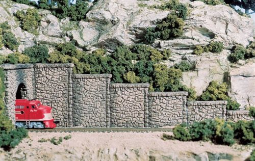 Woodland Scenics C1161 Tunnel mur, Klippe, 6 stk i en pakke, Spor N