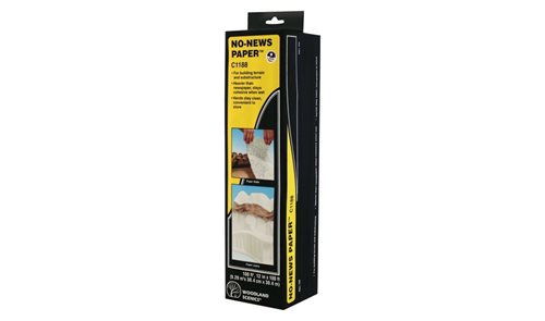Woodland Scenics C1188 No-News papir 30.4 cm x 30.4 m