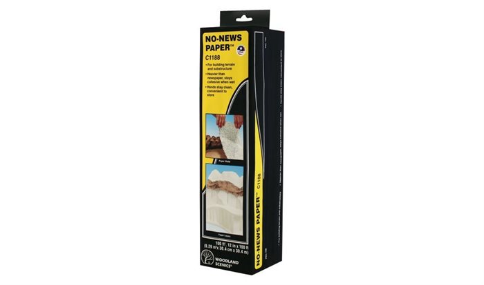 Woodland Scenics C1188 No-News papir 30.4 cm x 30.4 m