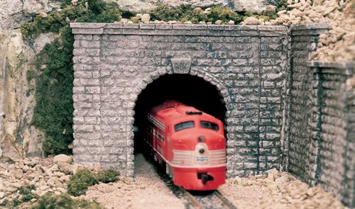 Woodland Scenics C1267 Tunnelportal, enkelt, mursten, Spor O