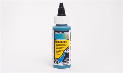 Woodland Scenics  CW4520 Water Tint, turks blå, 59.1 ml