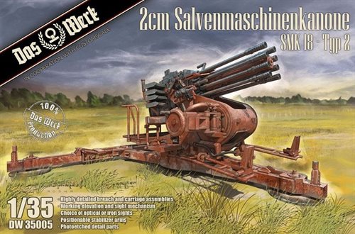 Das Werk DW35005 2cm Salvenmaschinenkanone SMK18 Type 2 1/35