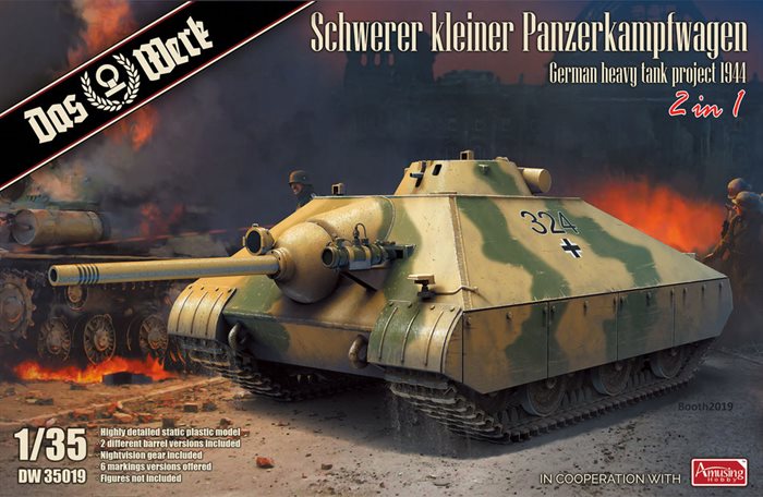 Das Werk 35019 SCHWERER KLEINER PANZERKAMPFWAGEN  1/35 