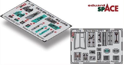 Eduard 3DL72004 Mikoyan-Gurevice MiG 21PFM 1/72