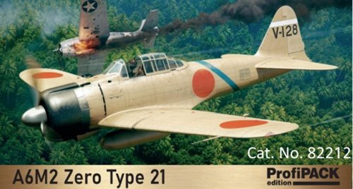 Eduard 082212 MITSUBISHI A6M2 TYPE 21 PROFIPACK 1/48