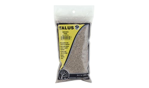 Woodland Scenics C1274 Fine brown Talus, fine sten, 340 gr