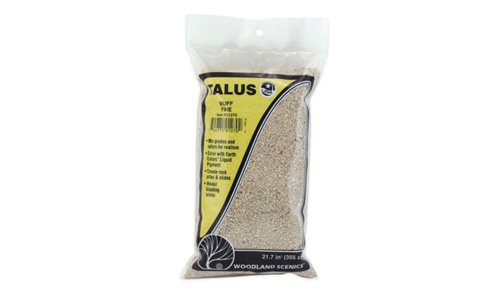 Woodland Scenics C1270 Talus Fine Buff, små sten, 340 gr