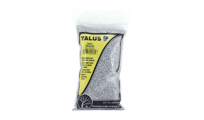 Woodland  Scenics C1278 Fine Gray Talus, små sten, 340 gr