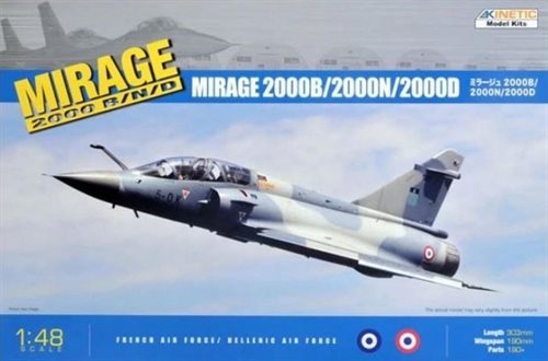 Kinetic KIN48032 Dassault Mirage 2000B/D/N 1/48