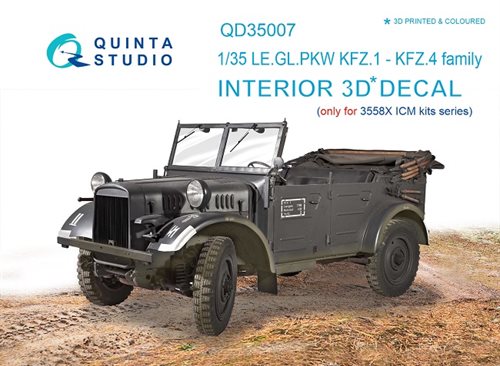 Quinta Studio 35007 Lt.Gl.Pkw. Kfz.1 - 4 1/35 