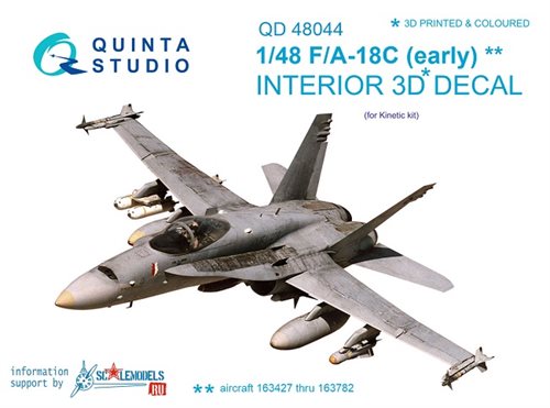 Quinta Studio 48044 McDonnell Douglas F/A-18C (Early) Hornet 1/48