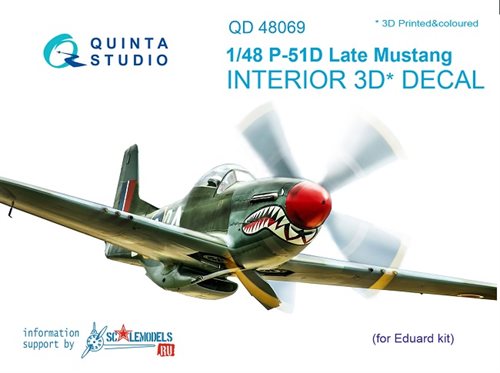 Quinta Studio 48069 North American P-51D Mustang Late 1/48