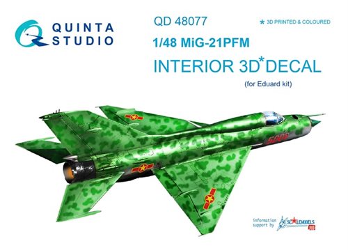 Quinta Studio 48077 Mikoyan-Gurevich MiG-21PFM 1/48