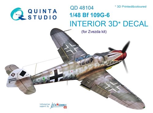 Quinta Studio 48104 Messerschmitt Bf 109G-6 1/48