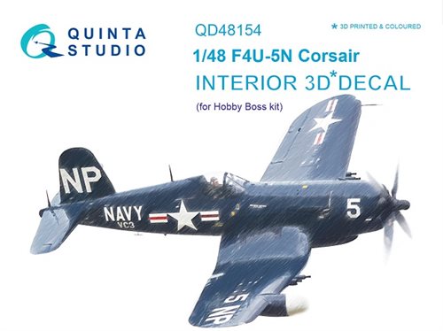 Quinta Studio 48154 Vought F4U-5N Corsair 1/48