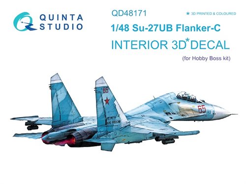Quinta Studio 48171 Sukhoi Su-27UB Flanker-C 1/48
