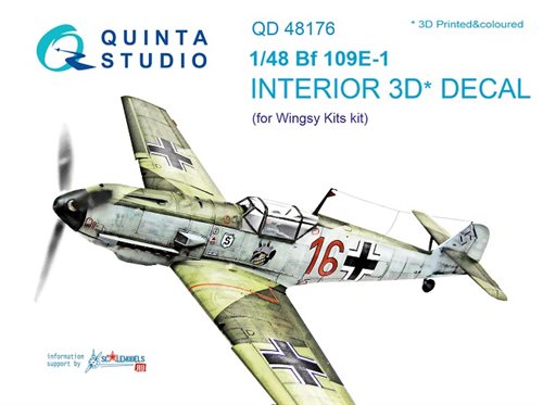 Quinta Studio 48176 Messerschmitt Bf 109E-1 1/48