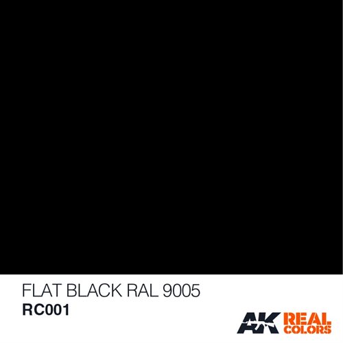 AKRC001 FLAT BLACK RAL 9005 10ML