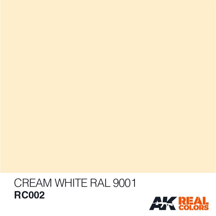 AKRC002 CREAM WHITE, RAL 9001, 10ML