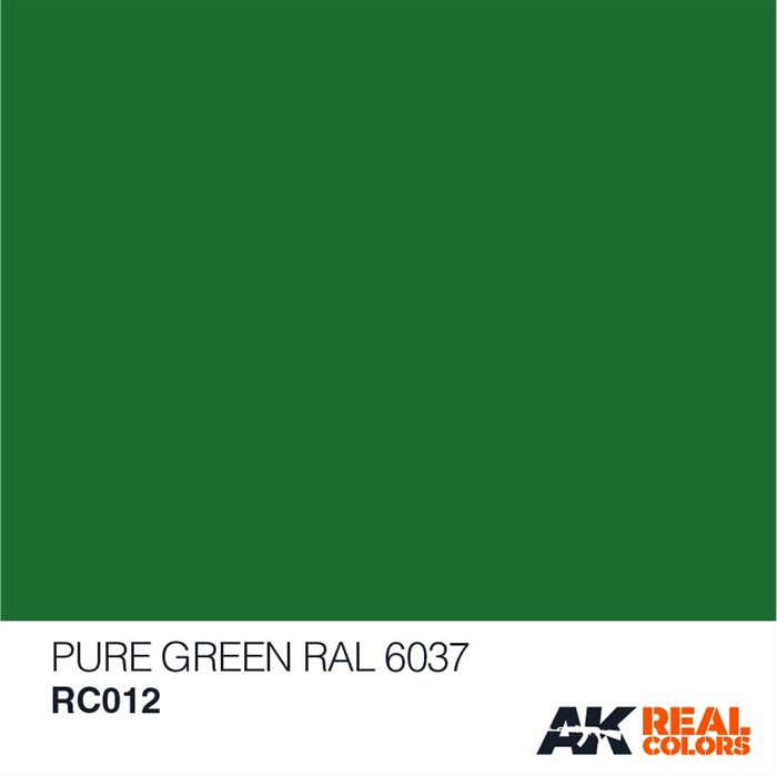 AKRC012  PURE GREEN, RAL 6037, 10ML