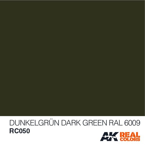 AKRC050 DUNKELGRÜN – DARK GREEN RAL 6009, 10 ML