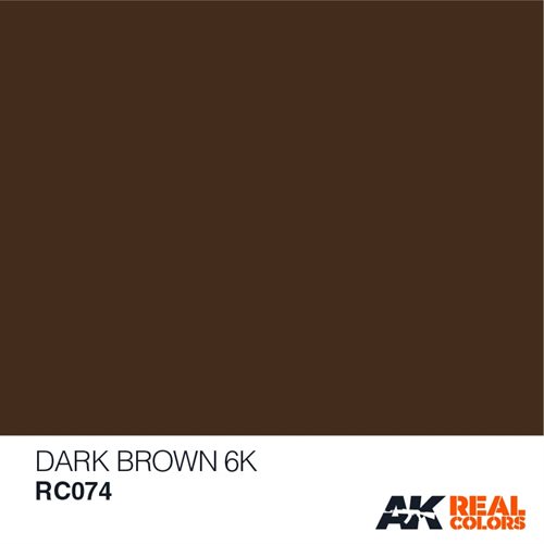 AKRC074 DARK BROWN 6K, 10 ML