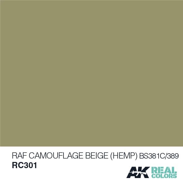 AKRC301 RAF CAMOUFLAGE BEIGE (HEMP) BS 381C/389 – 10ML