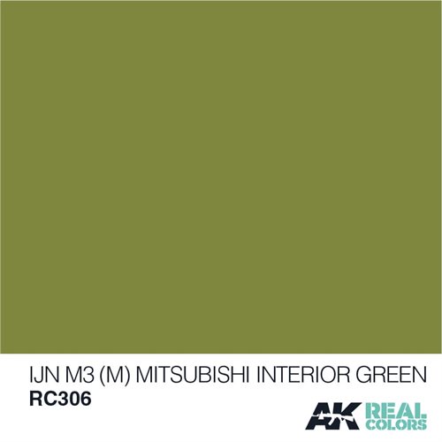 AKRC306 IJN M3 (M) MITSUBISHI INTERIOR GREEN 10ML