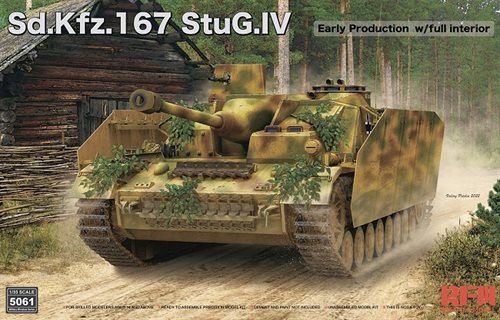 RyeField RFM5061 StuG IV Early Production w/Full Interior 1/35