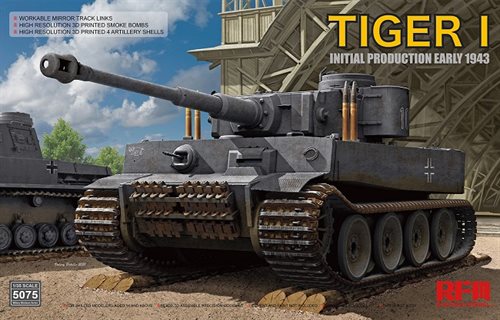 RyeField RFM5075 Pz.KpfW. VI Tiger I Initial Prod. Early 1943 1/35