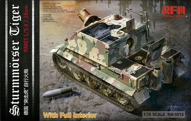 Rye Field Model 5012 STURMTIGER WITH FULL INTERIOR 1/35