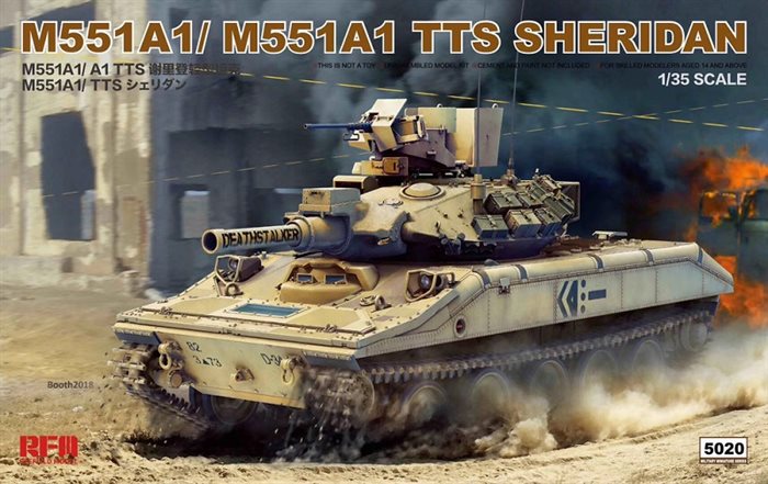 Rye Field Model 5020 M551A1 / A1TTS SHERIDAN 1/35