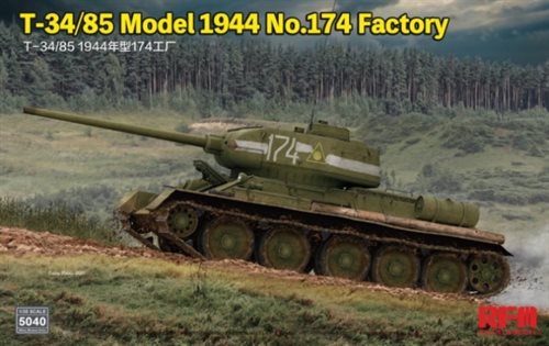 Rye Field Model 5040 T-34/85 MODEL 1944 NO. 174 FACTORY 1/35