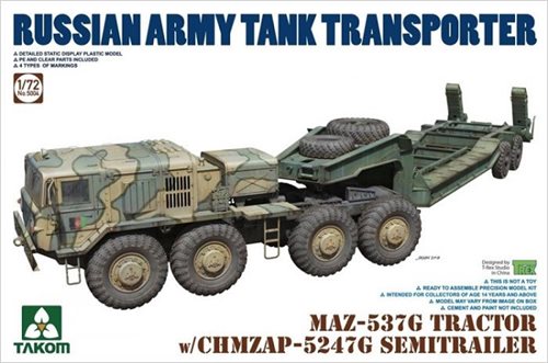 Takom 5004 Russian MAZ/ChMZAP 5247G Semi-trailer - 1/35