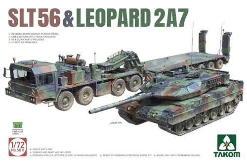 Takom 5011 German SLT56 + Leopard 2A7 - 1/35