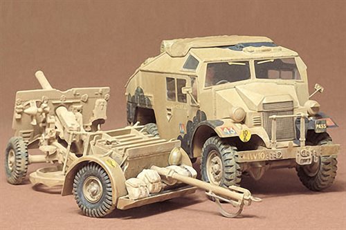 Tamiya 35044 British 25 Pdr. Gun/Quad - 1:35