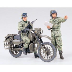 Tamiya 35245 JGSDF Motorcycle Recon Set - 1:35