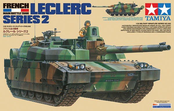 Tamiya 35362 French MBT Leclerc Series 2 - 1:35