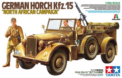 Tamiya 37015 German Horch Kfz.15 North African Campaign 1/35