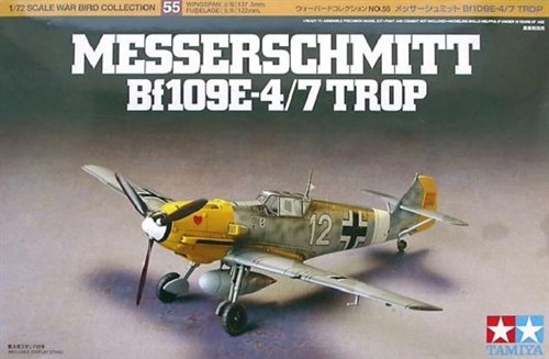 Tamiya 60755 Messerschmitt Bf 109E-4/7 Tropical - 1:72