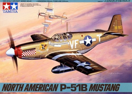Tamiya 61042 North American P-51B Mustang - 1:48