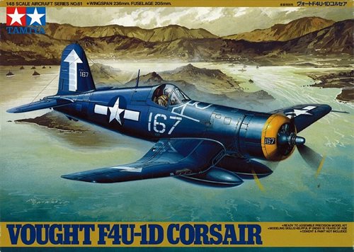 Tamiya 61061 Vought F4U-1D Corsair - 1:48