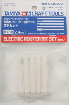 Tamiya 74043 Electric router bit set 5stk