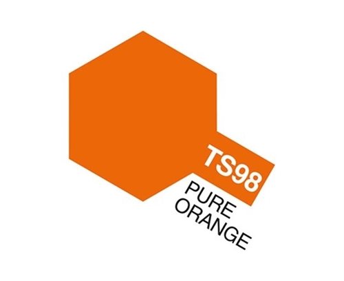 Tamiya 85098 spray, 100ml. TS-98 Pure Orange