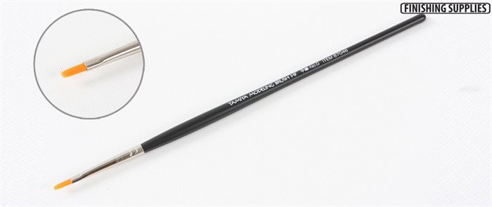 Tamiya 87046 High Finish Flat Brush No.0