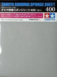 Tamiya 87147 Sanding Sponge Sheet 400