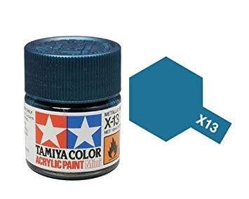 Tamiya 81513 Akryl maling, X-13, Metallic blue, 10 ml