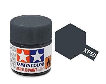 Tamiya 81750 Akryl maling, XF50, Field blue, 10 ml