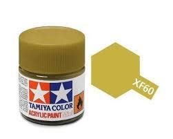 Tamiya 81760 Akryl maling, XF60, Dark yellow, 10 ml